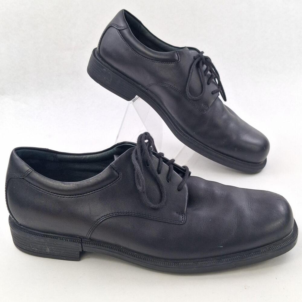 Rockport Shoes Mens Size 11 W Black Derby Lace Up Dress Square Toe APM20311